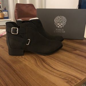 Black Vince Camuto Ankle Boots Booties